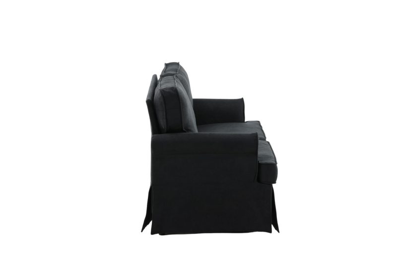 Anton sofa - svart stoff