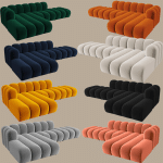 Hjørnesofa Lupine (294X175cm.) Fløyelstoff