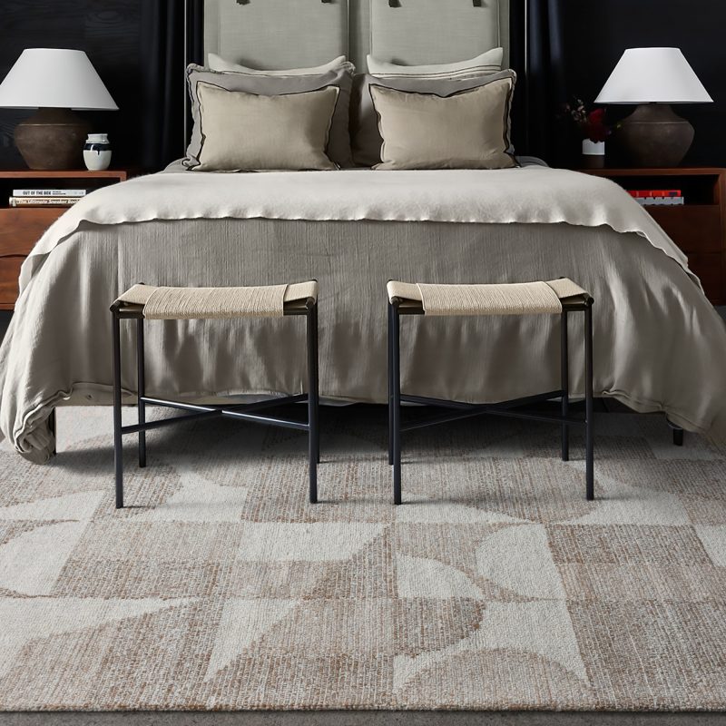 Teppe Tulla Håndvevd og Tuftet Ull 120x180 Elfenben/Beige