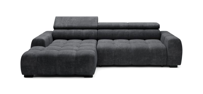 Hjørnesofa Bull S (285x168 cm) med elektrisk skyvedel