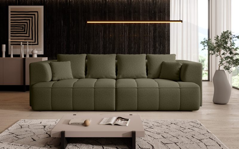 Sofa Albio (286x114cm) med elektrisk skyvedeler