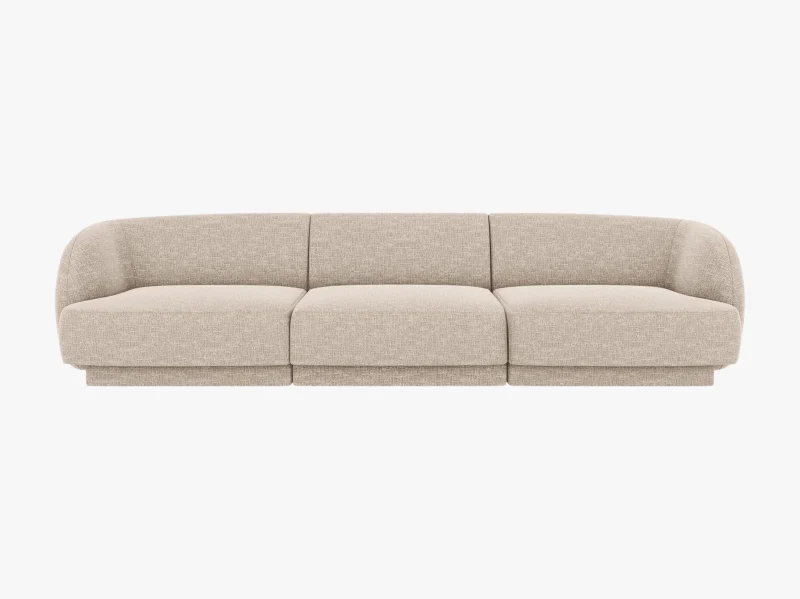 Miley 3-seter sofa i chenille – moderne eleganse og maksimal komfort