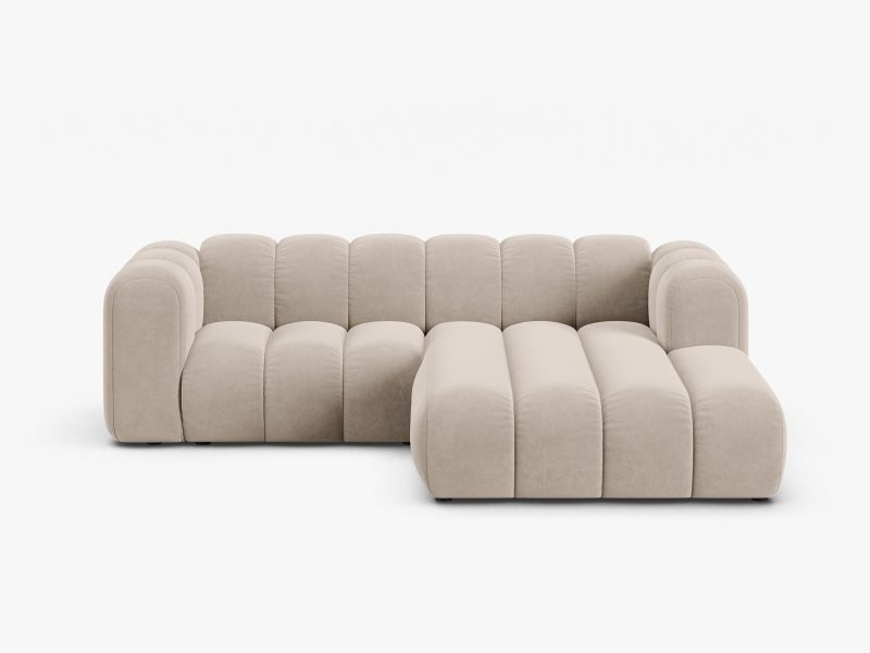 Lupine hjørnesofa 3-seter 177 x 230 cm, høyre – Elegant modulsofa med buet design