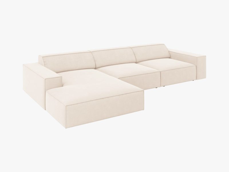 Jodie hjørnesofa 284 x 166 cm, høyre – romslig komfort med elegant silhuett