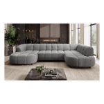 Velpa XL hjørnesofa – U-formet eleganse med elektrisk komfort