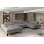 Voss XL hjørnesofa – stor U-sofa med sovesystem og oppbevaring