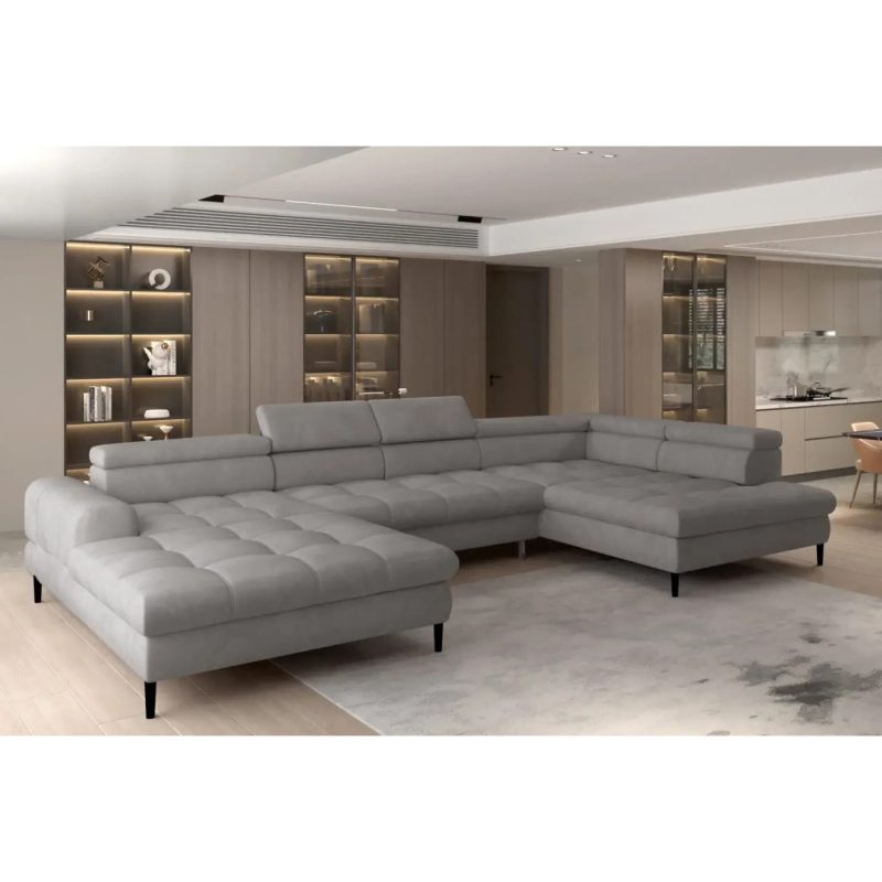 Voss XL hjørnesofa – stor U-sofa med sovesystem og oppbevaring