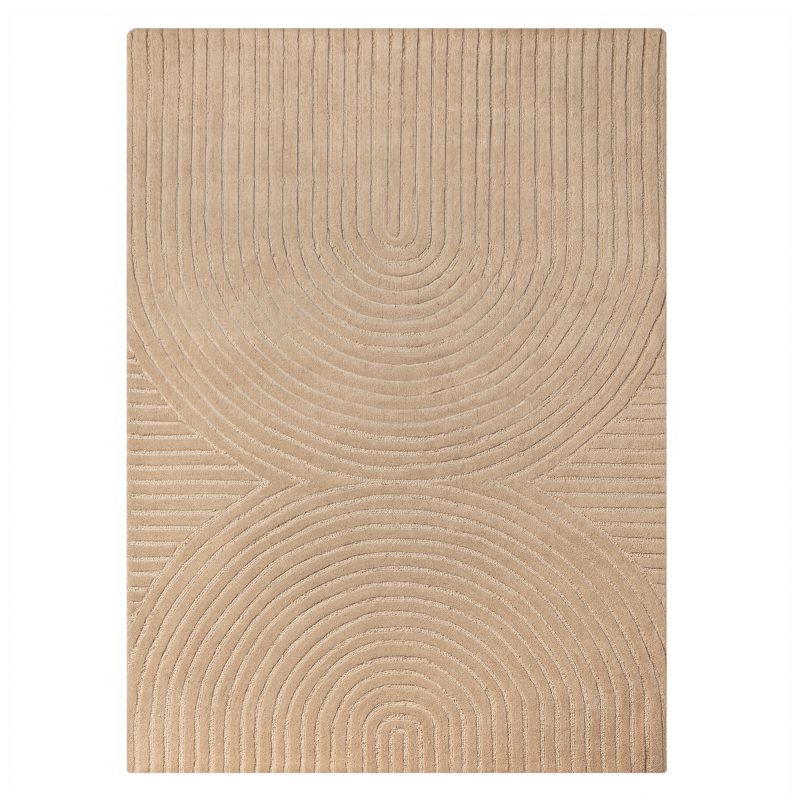 Teppe Isla Håndtuftet Ull 190x290 Beige