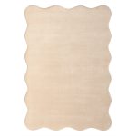 Teppe Sable Håndvevd Ull 190x290 Beige