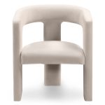 LORY 6493 lenestol – Elegant komfort i Milk Tea Velvet