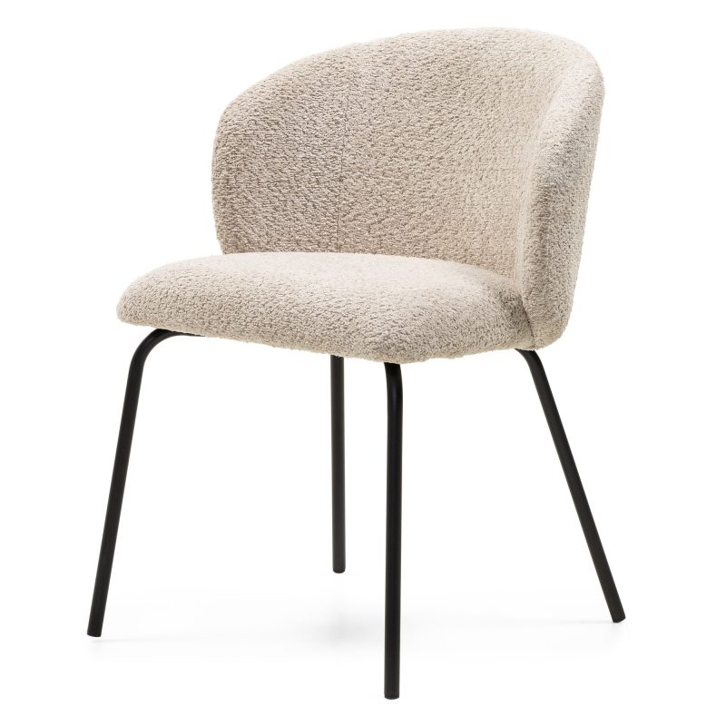Spisestol LARISA Beige/Svart