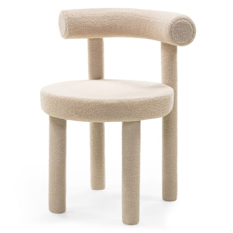 Spisestol PEDRO 2.0 Bouclé Beige