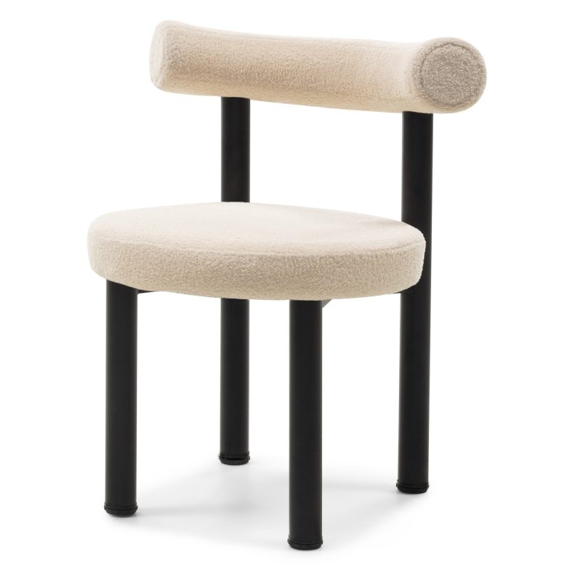 Spisestol PEDRO Bouclé Lys Beige