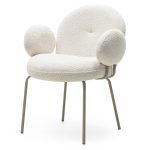 Spisestol FIORI Beige Bouclé