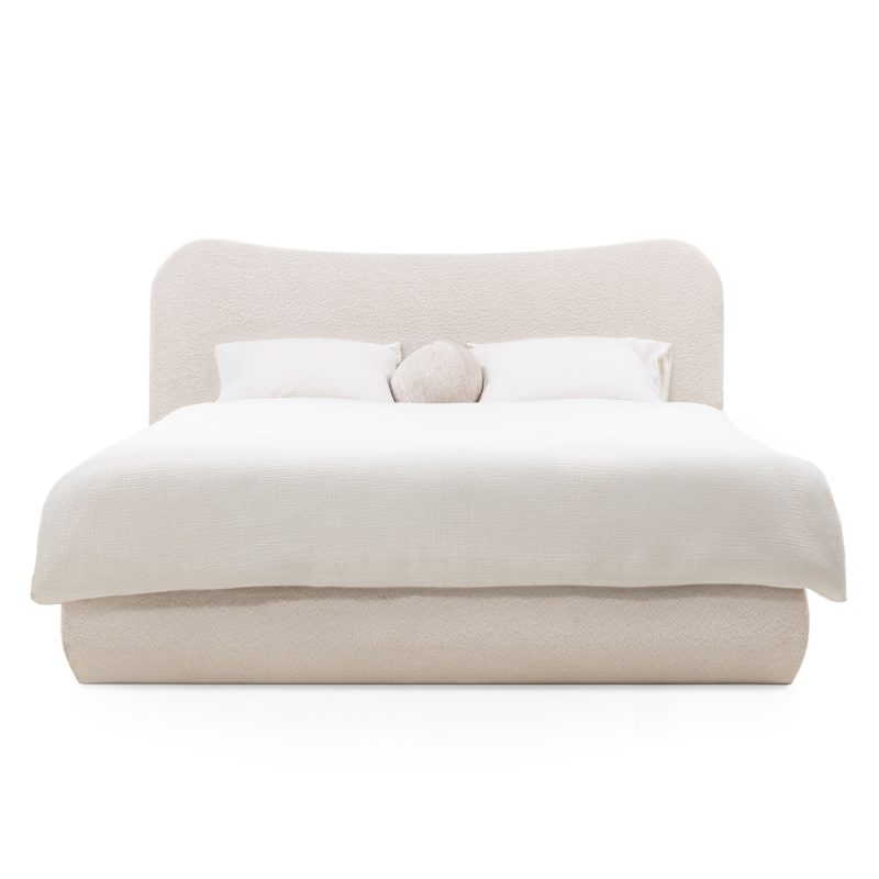 Derry S239 – Kontinentalseng med vertikal hodegavl i UF998 Beige