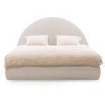 Orbi S240 – Kontinentalseng i Uf998 Beige med buet hodegavl