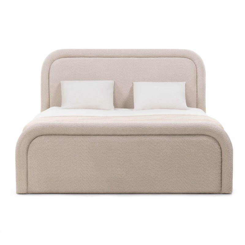 Ovoid S201 – Kontinentalseng i UF998 Beige med buet design