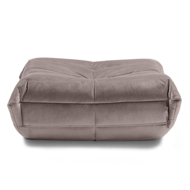 ottoman F708-OTT Fugi Velvet Warm Grey 09