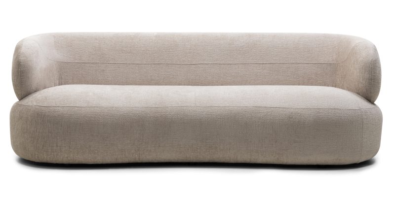 Tiubo 3-seter Sofa 231 cm – Chenille Lys Beige | Avrundet Design