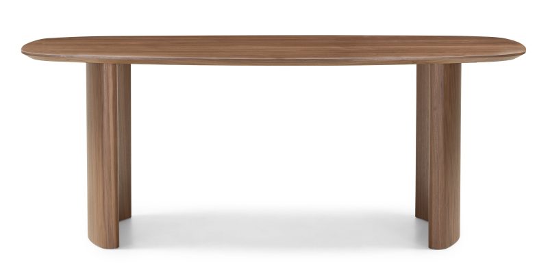 Oriento spisebord – Ovalt 200 cm, valnøttfinér