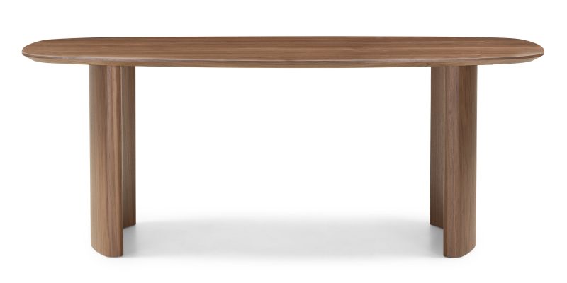Oriento spisebord – Ovalt 200 cm, valnøttfinér