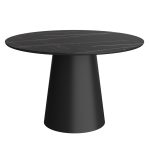 Spisebord Stella 120cm. Svart Marmor