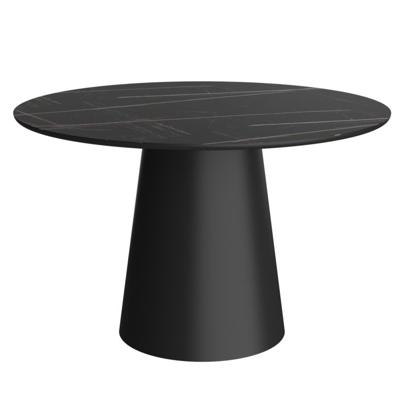 Spisebord Stella 120cm. Svart Marmor