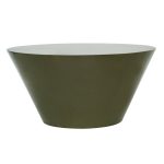 Eclipso sofabord – rundt 80 cm i grønn/grå glossy finish