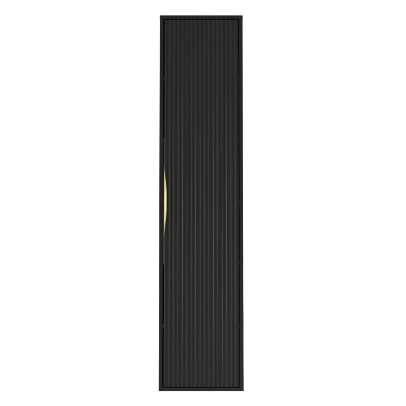 AVILA – Høyskap i svart 38 cm med minimalistisk design og smart lagring