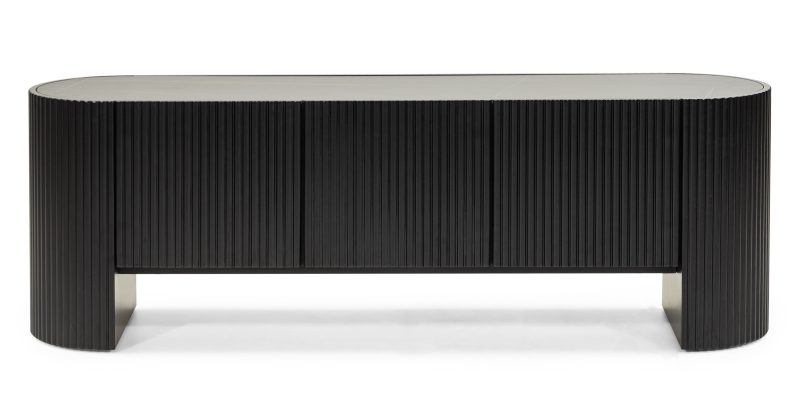 Skap SANSITA 180x45x60 MDF svart