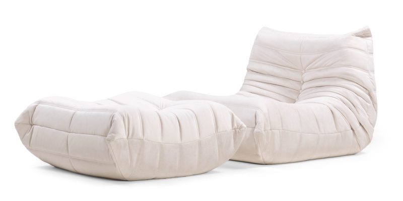 Sofa + Ottoman  F708 Fugi PL1373 IVORY