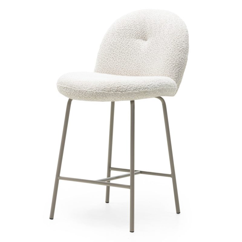 Barstol FIORI Beige Bouclé