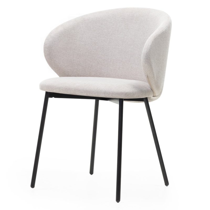 Spisestol ADRANO Krem/Svart