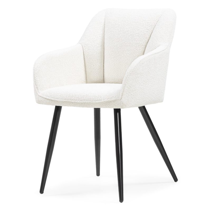 Spisestol BERISSO Krem/Svart