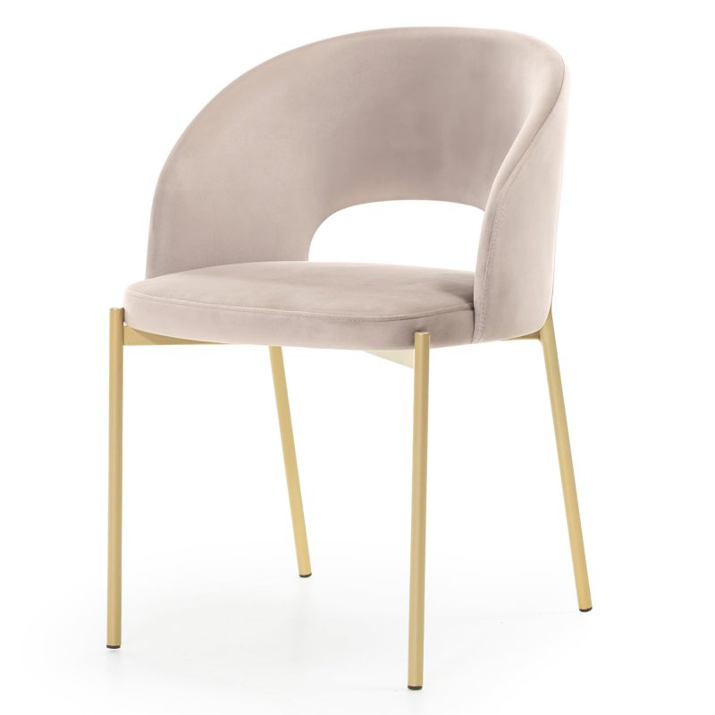 Spisestol JAZZ Beige / Gullben