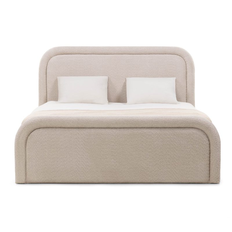 Ovoid S201 – Kontinentalseng i UF998 Beige med buet design
