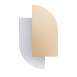 60x90 Mauro speil med rosa glass