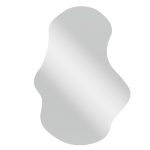 Zoe M22026C speil – Slankt og stilrent speil med sort ramme (80×55 cm)