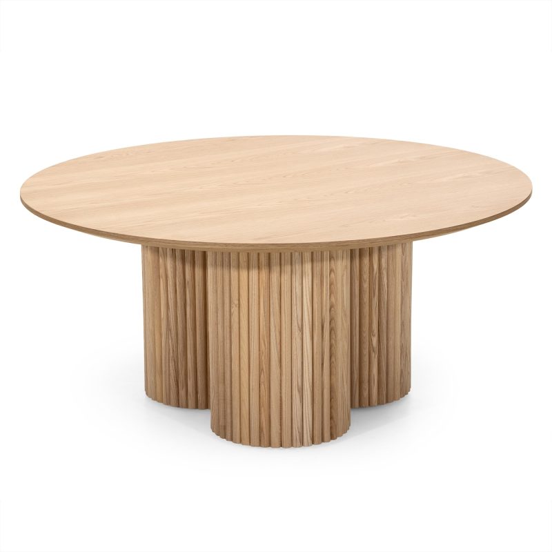 Sofabord VESTBY 100x45 cm Hvit Eik
