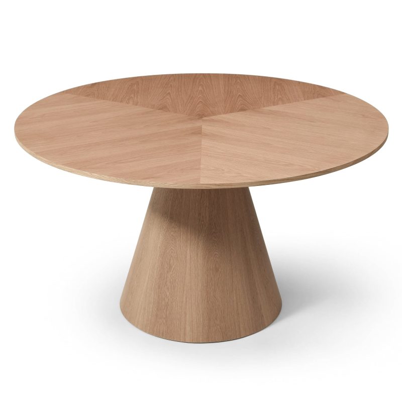 Kiruna spisebord – rundt, 137 cm, eikefiner