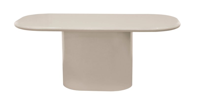 Modesto spisebord – 180 cm lys beige, glossy