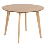 ROXBY – Spisebord i naturlig tre med myke linjer og nordisk stil