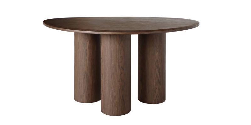 Vesper spisebord 140 cm – mørk valnøtt