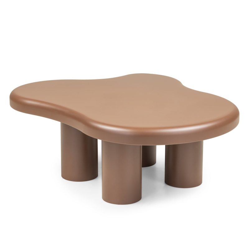 Vercelli 22EGM001 sofabord – Elegant bord i choco-finish (100×80 cm)