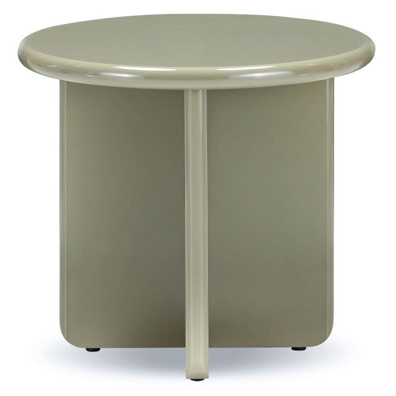 VIVID – Lite sofabord i glossy salviegrønn (50×50 cm)
