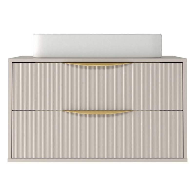 AVILA 2.0 – Servantskap i kasjmir 80 cm med mykt design og praktiske skuffer