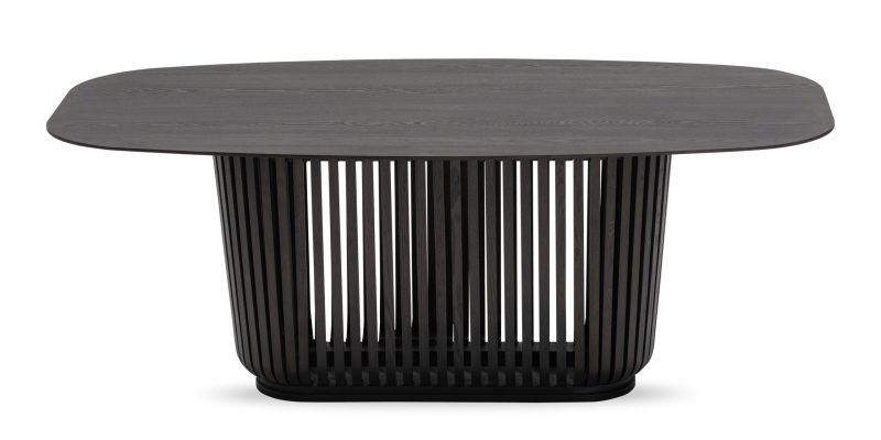 Araia spisebord 200x110 cm – svart askefinér