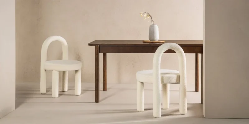 Iselio spisebord mørk valnøtt 160–200 cm (uttrekkbart)